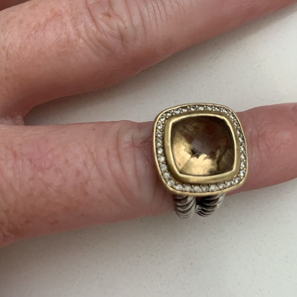 David Yurman Albion Ring Citrine 11mm - Picture 2 of 3